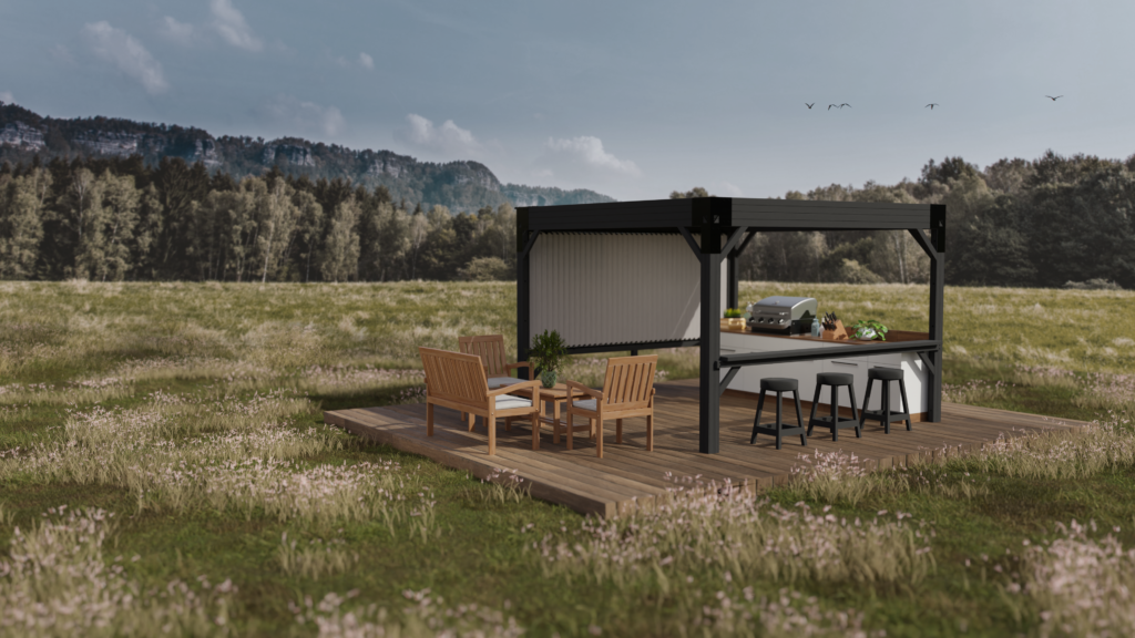 Visscher 11x11 Mesa Gazebo